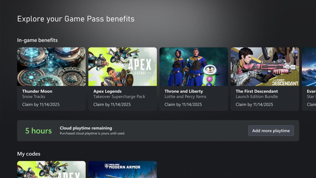微软：Xbox为Game Pass云游戏设置月度时长上限 11月起可额外购买